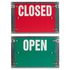 52028 by JJ KELLER - Flip-File Sign, Closed/Open, 2-Legend - Flip-File Sign