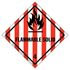 JJ Keller 55364 Class 4 Flammable Solid Labels - Paper, 50 Sheets/Pk (2 Labels/Sheet)
