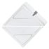 JJ Keller 584 Vehicle Document Holder Split Rivetless Aluminum Placard Holder - Painted White, 11-7/8 in. x 13-3/4 in.