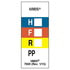 JJ Keller 7669 Original HMIS Laboratory Labels - 1/2" x 1-1/4"
