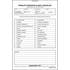 955 by JJ KELLER - Forklift Operator Daily Checklist - Book Format w/ Carbon - 2-ply, with carbon, book format
