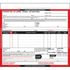 JJ Keller 959 Hazardous Materials Straight Bill of Lading - 4-ply, carbonless, snap-out, 8.5" x 11.75" (0.75" top tear-off),