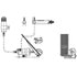 12-460-191 by MICO - Throttle Control Assembly - Brake Fluid Type, with Pedal and Actuator, Slave Cylinder and Reservoir; Non-Spring Loaded Slave Cylinder