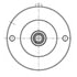 02-556-328 by MICO - LMB-130621-M Multiple Disc Brake - Hydraulic Oil Type, 13 Tooth Spline, 5-3/4" Bolt Circle