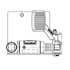 02-460-128 by MICO - Pedal Operated Actuator - Hydraulic Oil Type, 1.125" Bore Dia., 1.187" Stroke, 1/8"-27 NPTF Outlet Port