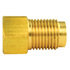 BLF-22B by AGS COMPANY - Brass Adapter, Female(3/8-24 Inverted), Male(7/16-24 Inverted), 1/bag