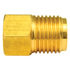 BLF-28 by AGS COMPANY - Brass Adapter, Female(3/8-24 Inverted), Male(9/16-18 Inverted), 10/bag