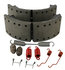 K097966 by BENDIX - Drum Brake Shoe and Lining Kit - 14.94 Kilogram