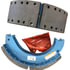 KT4719E2BA202R by BENDIX - RSD-Certified Friction Drum Brake Shoe Kit - Relined, 16-1/2 in. x 5 in., With Hardware, For Bendix® (Spicer®) Extended Services II Brakes