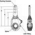 278035N by BENDIX - Air Brake Manual Slack Adjuster - PL-30, 1.5" Spline Diameter, 10-Teeth Spline