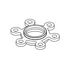 Horton 15157 Engine Cooling Fan Spacer Kit Fan Drive Component