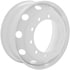 28440PKWHT21 by ACCURIDE - Steel Wheel - 22.5" x 8.25", 10-Hole Hub-Piloted, Tubeless, White