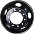51487PKBLK21 by ACCURIDE - Steel Wheel, Black, 22.5 in. x 8.25 in., 10 Bolt Holes, Hub-Piloted