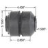 321-284 by DAYTON PARTS - Axle Torque Rod Bushing - Single Unit, 1.5" ID, 3.25" OD, 4.38" Length, Ridewell