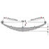 22-709 by DAYTON PARTS - Leaf Spring - Assembly, Rear, 8 Leaves, 3,000 lbs. Capacity for Chevy/GMC G-Series Van