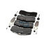 K109319 by BENDIX - Disc Brake Pad Set - with Shims