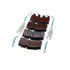 K097519 by BENDIX - Brake Pad Kit