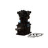 KN7170X by BENDIX - Midland Air Brake Compressor - Remanufactured, Base Mount, Belt Driven, Air/Water Cooling