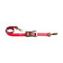 500-C8-RD by ANCRA - Ratchet Tie Down Strap - 2 in. x 96 in., Red, Polyester, with Twisted Snap Hooks