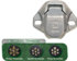 670-75LA by TECTRAN - Trailer Receptacle Socket - 7-Way, Bull Nose, Die-Cast, Bullet, Solid Pin Type, with Clip