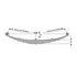 41-070 by DAYTON PARTS - Leaf Spring - Front, Parabolic Taper Spring, For Pierce Applications