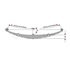 54-142 by DAYTON PARTS - Leaf Spring - Front, Parabolic Spring, 2-Leaf, 3 in. Width, OEM 48150-2790