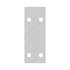 320234000 by FREIGHTLINER - Fuel Tank Spacer Bracket - Aluminum, 9.38 in. x 3.5 in., 0.19 in. THK