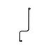 430555000 by FREIGHTLINER - Engine Coolant Return Hose - Aluminum, -40 to 110 deg. C Operating Temp., 2 bar Operating Press.