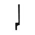 526632000 by FREIGHTLINER - Radiator Support Baffle - Right Side, EPDM (Synthetic Rubber), 350.2 mm x 59.8 mm