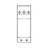 Freightliner 621653000 Utility Light Bracket Utility Light Bracket - Stainless Steel, 9.88 in. x 3 in.