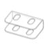 639963000 by FREIGHTLINER - Fog Light Bracket - Steel, Black, 0.09 in. THK