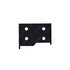 1219537000 by FREIGHTLINER - ABS Modulator Bracket - Steel, 222 mm x 151.8 mm, 6.35 mm THK