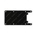 2258220000 by FREIGHTLINER - Mud Flap Bracket - Steel, Black, 289.4 mm x 128 mm, 2.84 mm THK