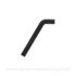 01-31010-000 by FREIGHTLINER - Engine Air Intake Hose - EPDM (Synthetic Rubber)