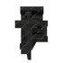 01-26567-000 by FREIGHTLINER - Alternator Bracket - Gray Cast Iron, Black, 12.7 mm THK