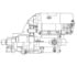 01-27284-000 by FREIGHTLINER - Starter Motor - Clockwise, 12V VDC