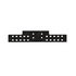 12-23977-000 by FREIGHTLINER - Air Brake Air Manifold Bracket - Steel, 615.1 mm x 97.1 mm, 4.82 mm THK