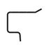 12-31350-000 by FREIGHTLINER - Discharge Line Bracket - Steel, Black, 0.19 in. THK