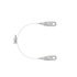 12-14741-000 by FREIGHTLINER - Fuel Tank Strap - Air Tank, Bracket Mounted, Aluminized Steel