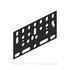 15-13253-002 by FREIGHTLINER - Multi-Purpose Spacer - Steel, Black, 364 mm x 187.3 mm, 3.03 mm THK