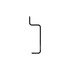 15-23693-003 by FREIGHTLINER - Engine Crossmember Bracket - Right Side, Steel, 0.25 in. THK