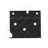 Freightliner 15-26171-001 Engine Mount Crossmember Bracket Engine Mount Crossmember Bracket - Steel, Black, 6.35 mm THK
