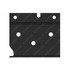 Freightliner 15-26171-001 Engine Mount Crossmember Bracket Engine Mount Crossmember Bracket - Steel, Black, 6.35 mm THK
