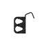 15-29859-000 by FREIGHTLINER - Tow Hook Bracket - Right Side, Steel, 6.4 mm THK