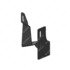 17-17151-000 by FREIGHTLINER - Hood Lift Support Bracket - Right Side, Steel, Black, 9.25 in. x 4.01 in.