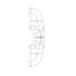 18-36283-001 by FREIGHTLINER - Steering Column Cover - Right Side, Polycarbonate/ABS, Shadow Gray