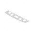 18-30850-002 by FREIGHTLINER - Overhead Console Panel - Aluminum, 1814 mm x 412.1 mm, 1.27 mm THK