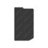 18-48084-000 by FREIGHTLINER - Baggage Compartment Mat - Left Side, Polyvinyl Chloride, Black, 856 mm x 496.7 mm