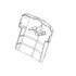18-48300-000 by FREIGHTLINER - Steering Column Cover - Polycarbonate/ABS, Shadow Gray, 3.5 mm THK - Lower