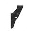 18-53155-003 by FREIGHTLINER - Sleeper Bunk Support Bracket - Right Side, Steel, Black, 0.17 in. THK